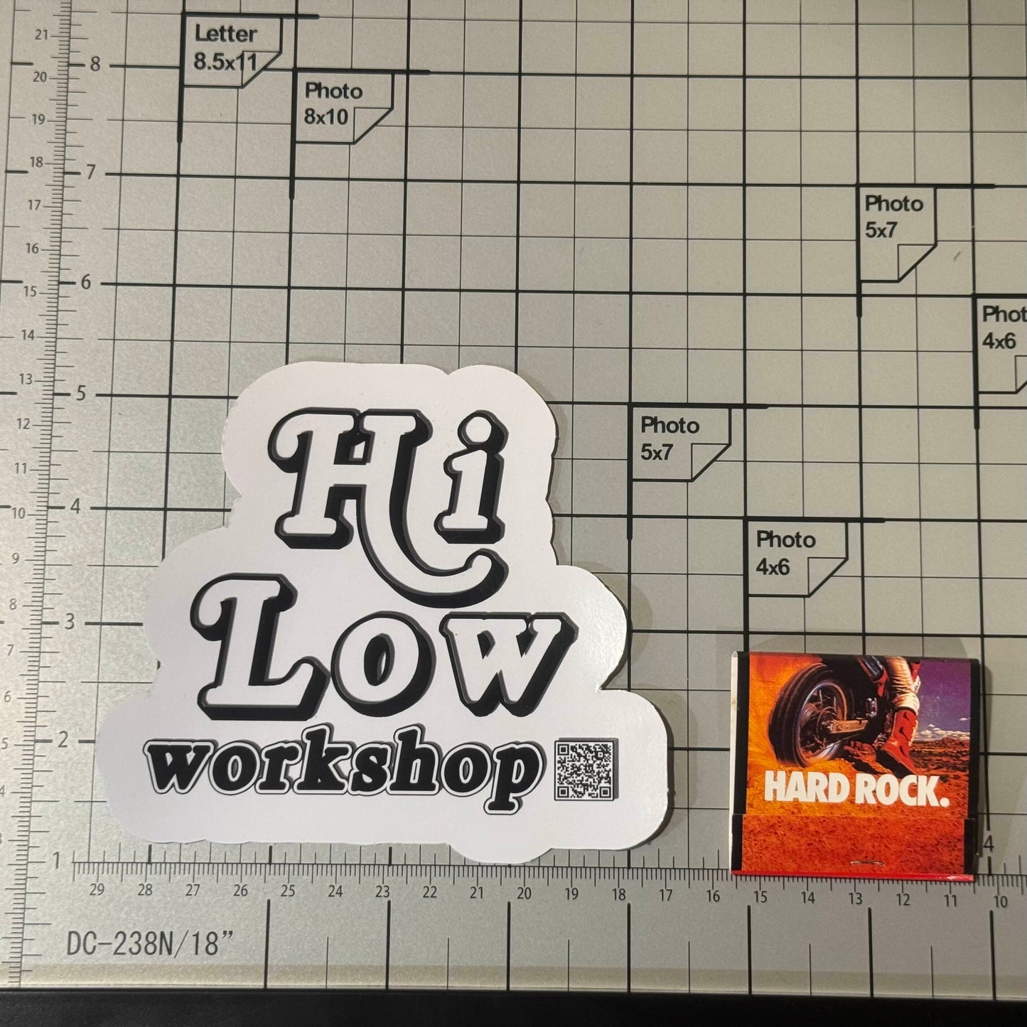 Hi Low Workshop Official Sticker