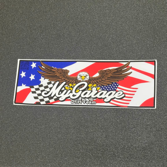 My Garage - Bald Eagle Slap Sticker