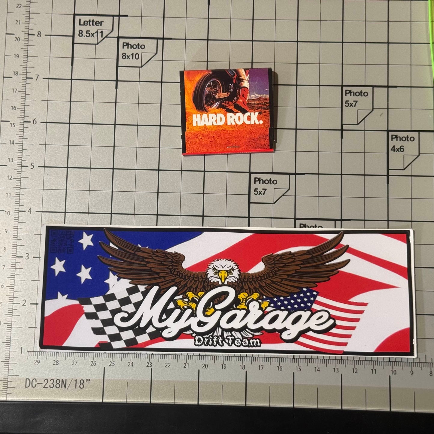 My Garage - Bald Eagle Slap Sticker