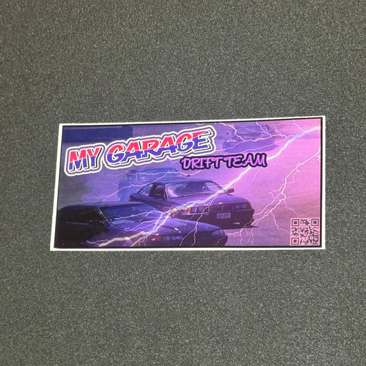 My Garage - Tandem Train Slap Sticker